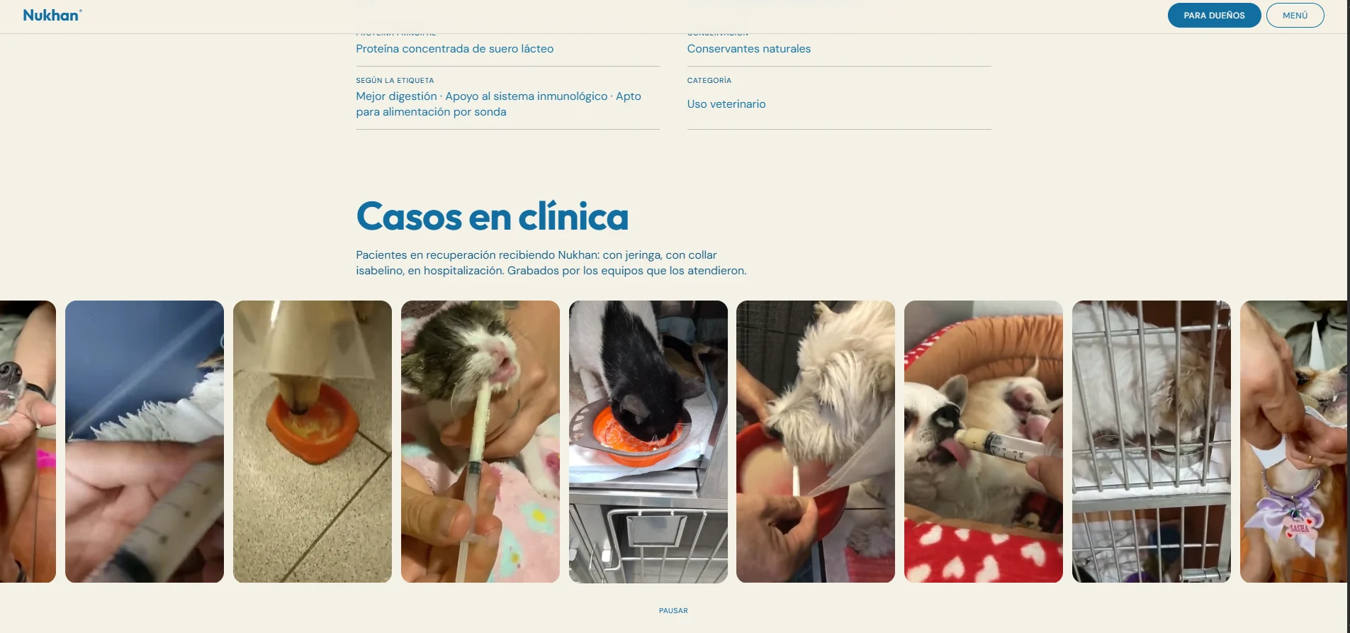 Nukhan: sección de casos en clínica