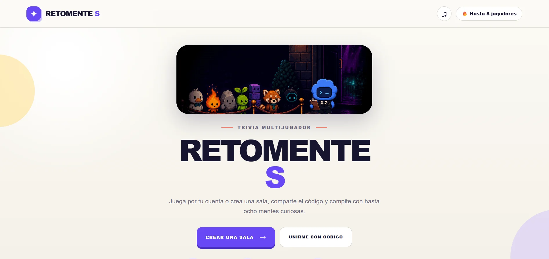 Retomente: portada del juego